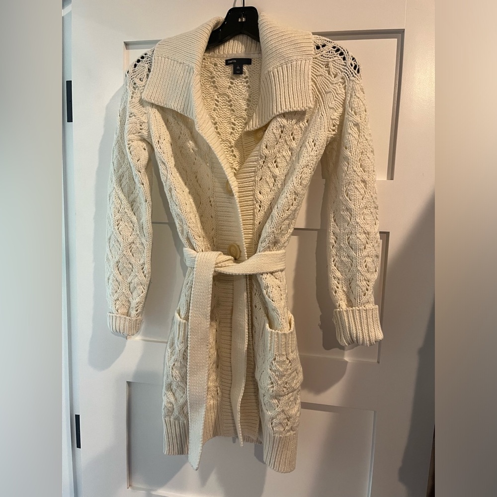 Girls Gap Belted Long Cardigan Size L (10)